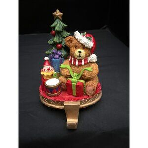 Christmas Bear Stocking Holder Christmas Tree Toys 4.5”